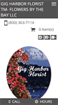 Mobile Screenshot of gigharborflowers.net