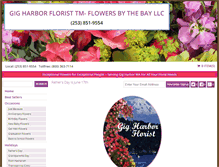 Tablet Screenshot of gigharborflowers.net
